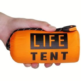 Life Tent Emergency Survival Shelter; 2 Person Emergency Tent; Emergency Shelter; Tube Tent; Survival Tarp - Includes Survival Whistle - Waterpro