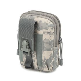 Waist Pouch; Portal Wasit Bag For Camping; Travel; Running (Color: ACU Camouflage)